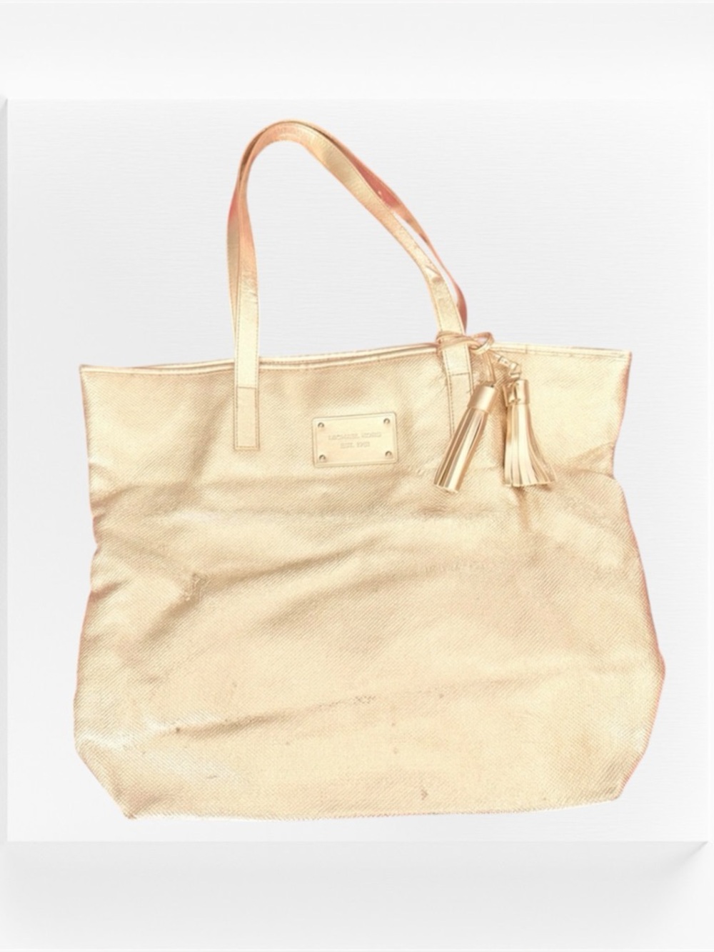 MICHAEL KORS Elegant Gold Limited Edition Tote Bag